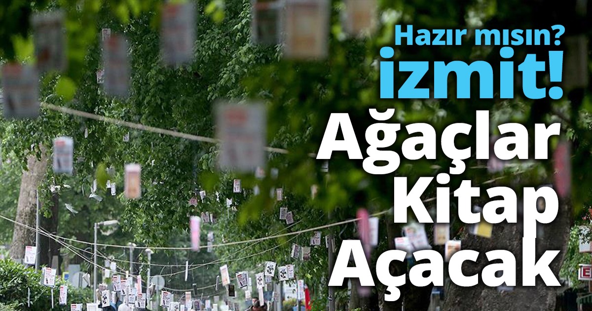 Hazır mısın İzmit! Ağaçlar kitap açacak