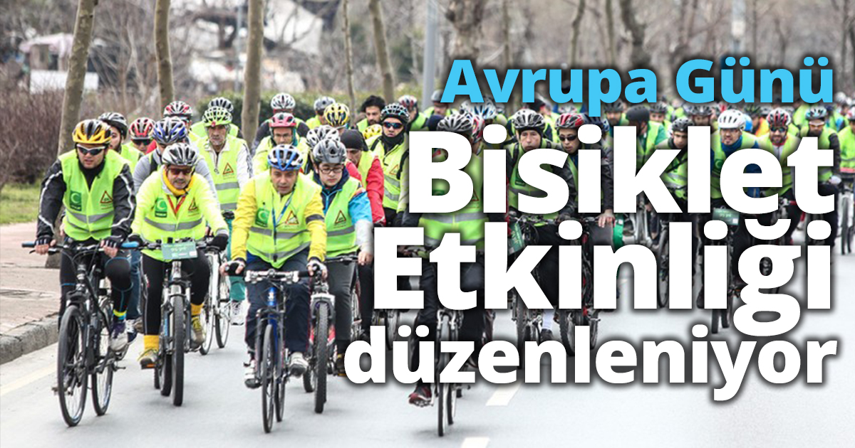 Avrupa Günü Bisiklet Etkinliği düzenleniyor