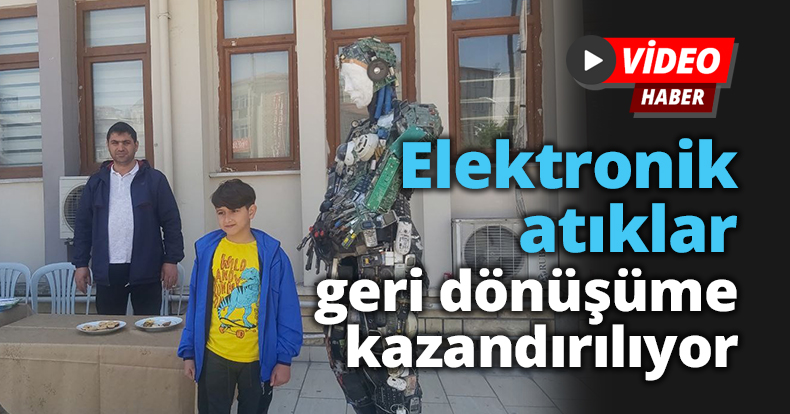 Elektronik atıklar geri dönüşüme kazandırılıyor