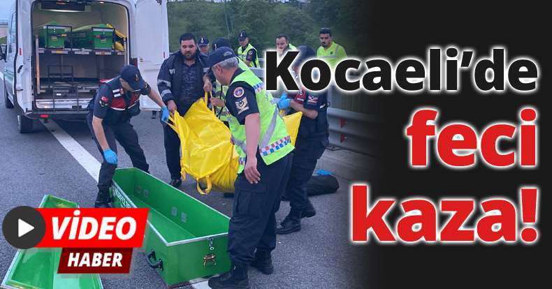 Kocaeli’de feci kaza: Arızalanan tırdan indi, başka bir tırın çarpması sonucu öldü