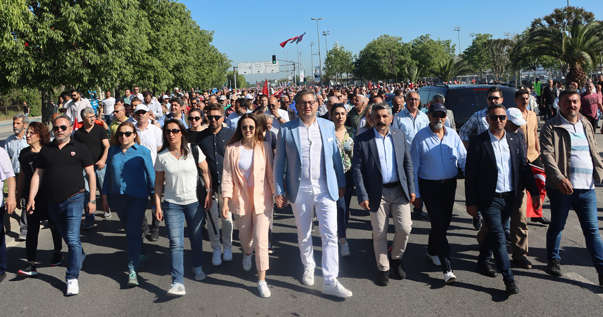 CHP Kocaeli Maltepe Mitinginde yerini aldı