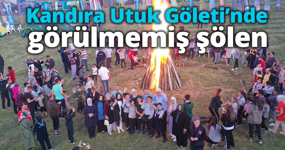 Kandıra Utuk Göleti’nde görülmemiş şölen