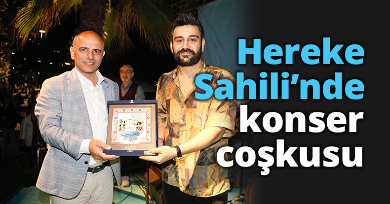 Hereke Sahili’nde konser coşkusu