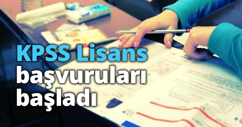 KPSS Lisans başvuruları başladı