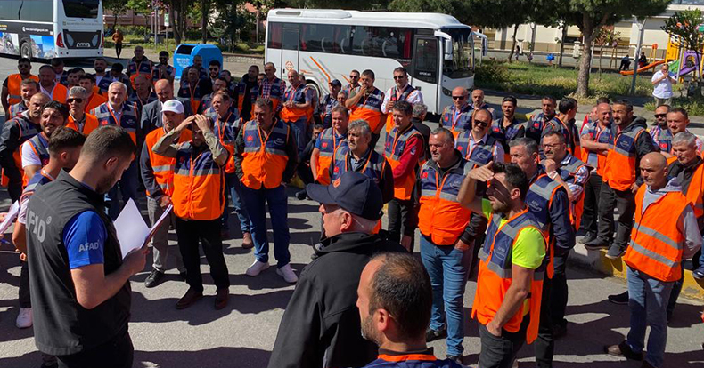 AFAD’ın tatbikatına Kocaeli’den destek