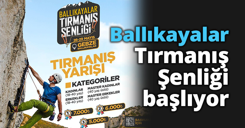 Ballıkayalar Tırmanış Şenliği başlıyor