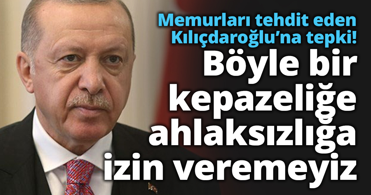 Böyle bir kepazeliğe ahlaksızlığa izin veremeyiz