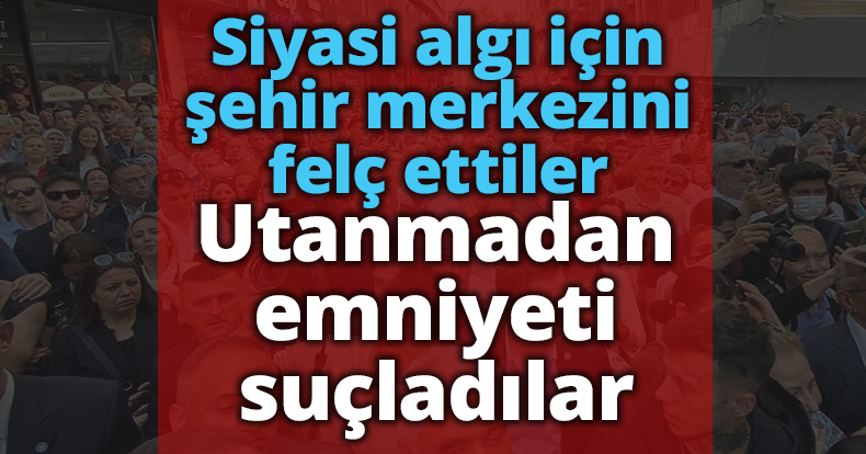  İYİ Parti iş bilmezliğini Emniyet ve Kaymakamlığa yıktı.