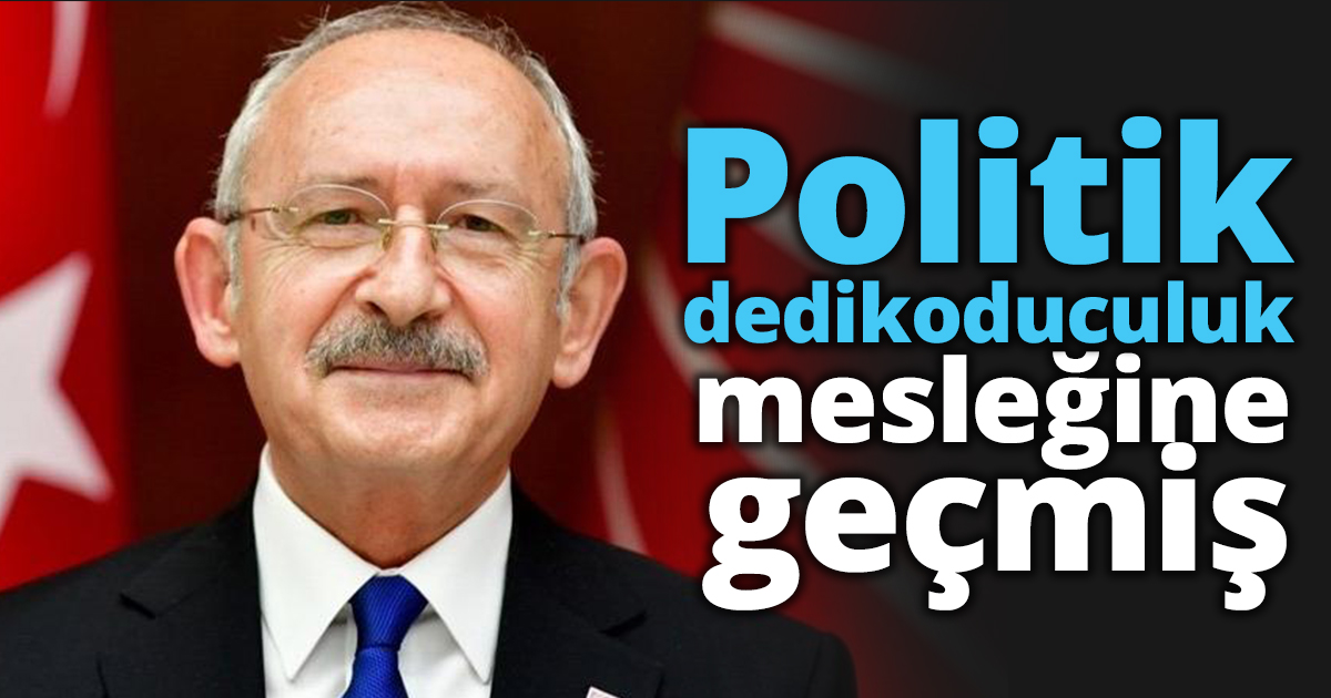 Politik dedikoduculuk mesleğine geçmiş