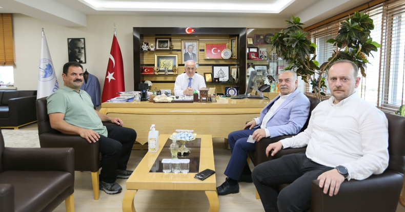 Başkan Aygün, İstişarelerine Devam Ediyor