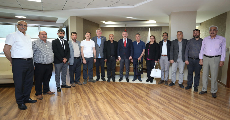 Cemevlerinden Başkan Büyükakın’a teşekkür ziyareti