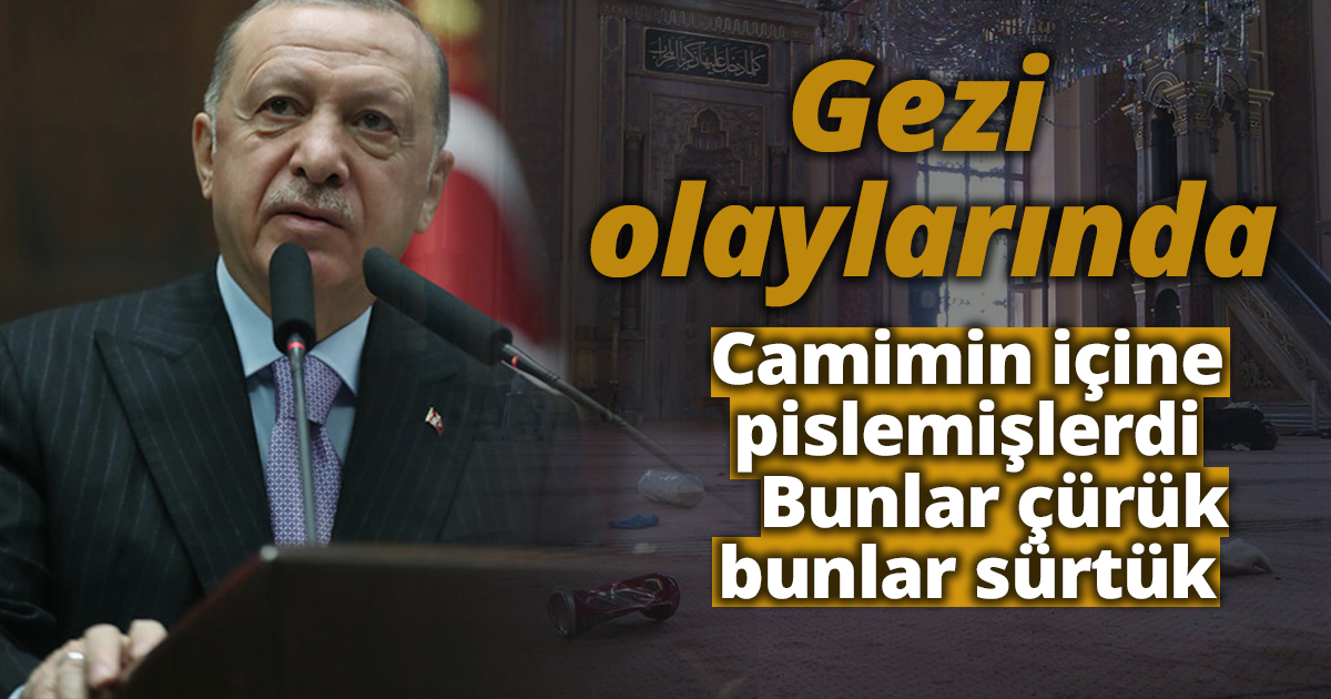 Erdoğan grup toplantısında konuştu