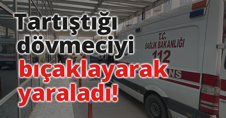 Tartıştığı dövmeciyi bıçaklayarak yaraladı