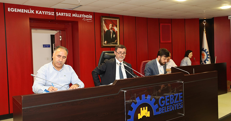 Gebze Belediyesi'nin haziran ayı meclisinin 1. oturumu yapıldı