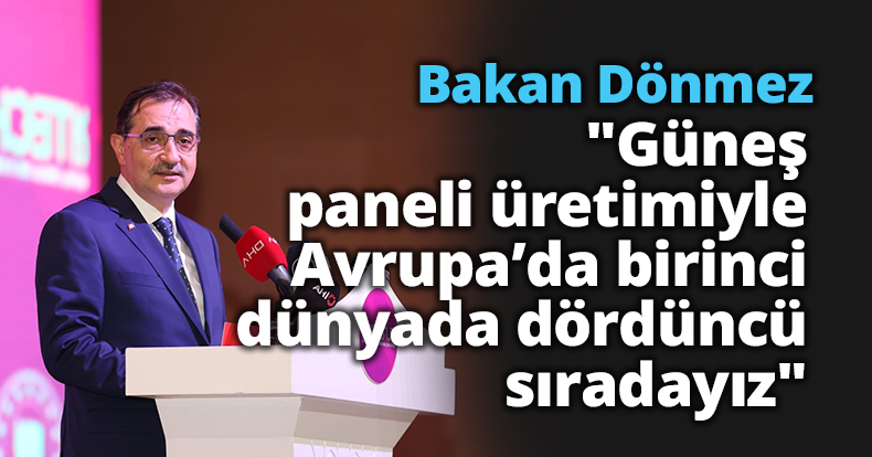 Bakan Dönmez: 