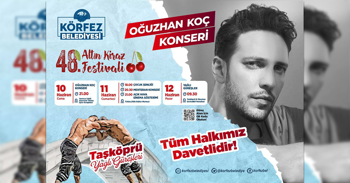 Körfez’de Kiraz Festivali 3 gün sürecek