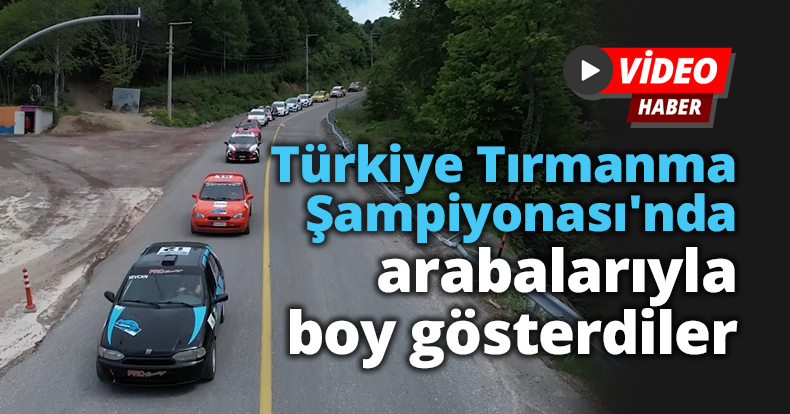 Türkiye Tırmanma Şampiyonası'nda arabalarıyla boy gösterdiler