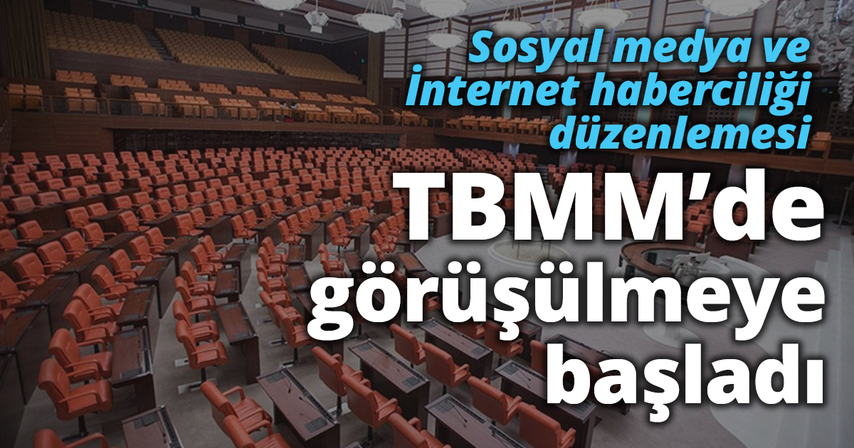 Sosyal medya ve İnternet haberciliği düzenlemesi TBMM komisyonunda