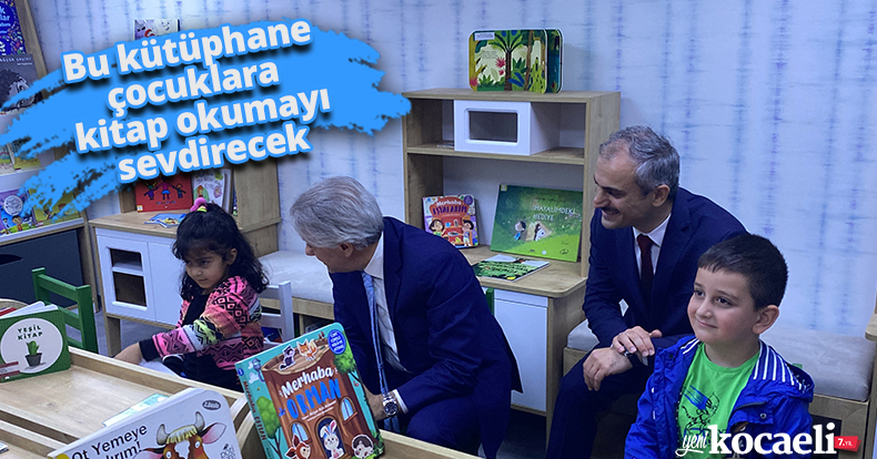 Bu kütüphane çocuklara kitap okumayı sevdirecek