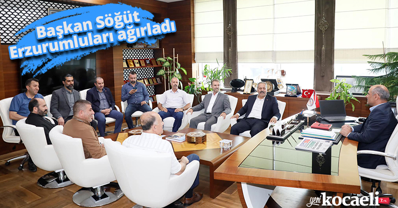 Başkan Söğüt, Erzurumluları ağırladı