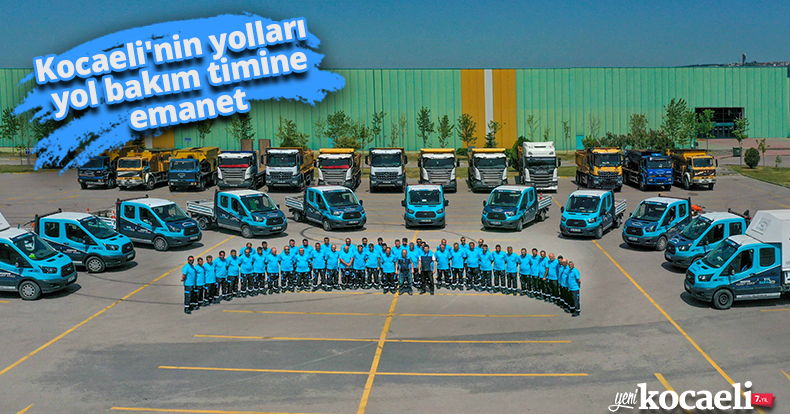 Kocaeli'nin yolları yol bakım timine emanet