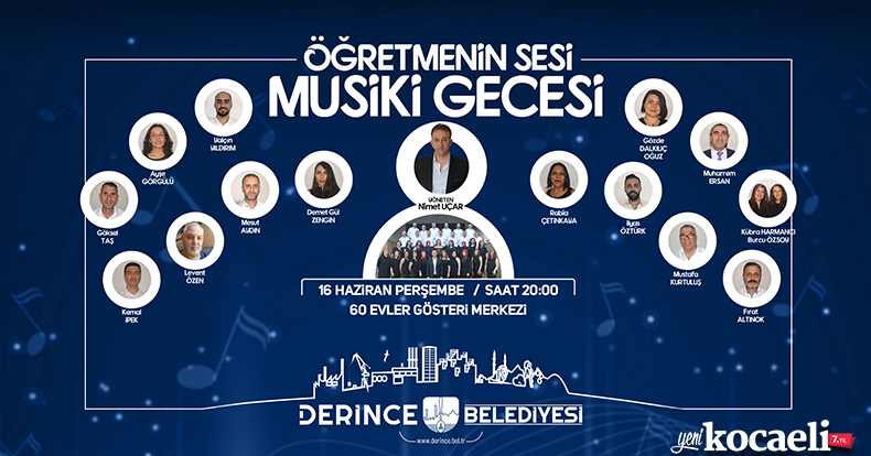 Derince’de Musiki Gecesi