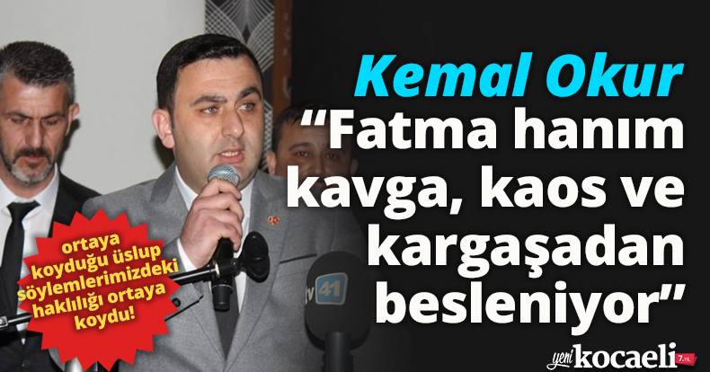 Fatma hanım kavga, kaos ve kargaşadan besleniyor