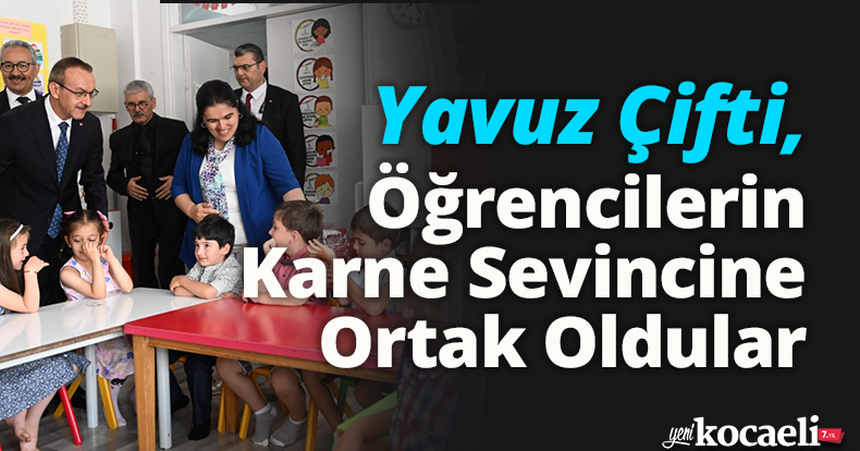 Yavuz Çifti, Öğrencilerin Karne Sevincine Ortak Oldular
