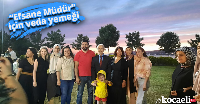 “Efsane Müdür” için veda yemeği