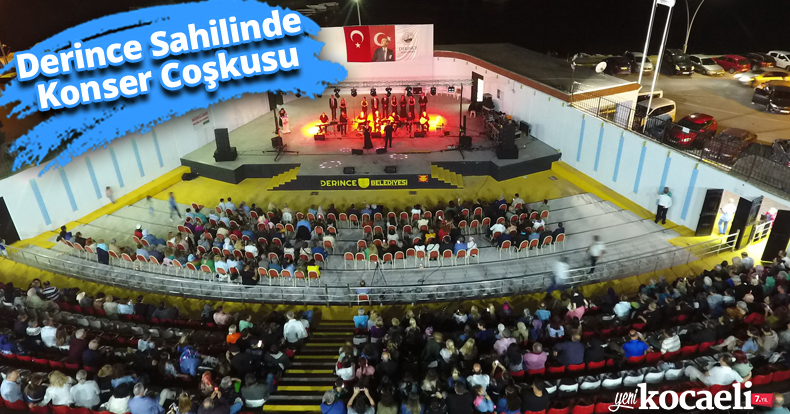Derince Sahilinde Konser Coşkusu