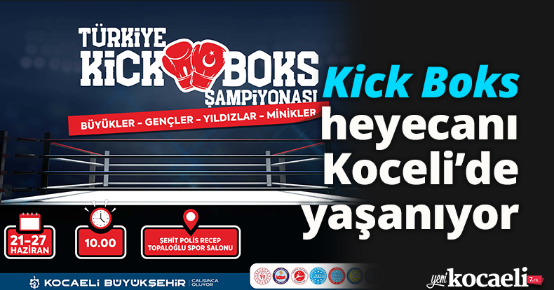 Kick Boks heyecanı Koceli’de yaşanıyor