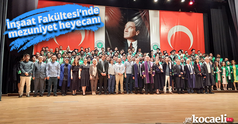 İnşaat Fakültesi’nde mezuniyet heyecanı