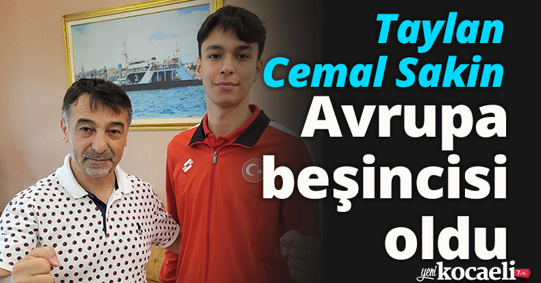 Taylan Cemal Sakin Avrupa beşincisi oldu