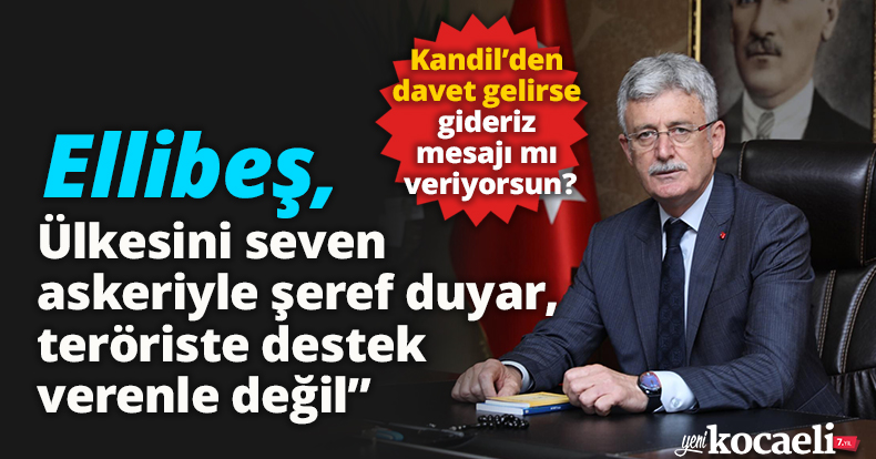 Ellibeş: “Ülkesini seven askeriyle şeref  duyar, teröriste destek verenle değil”