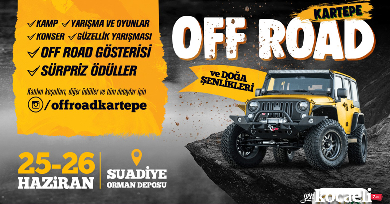 Kartepe Off-Road ve Doğa Şenliği başlıyor