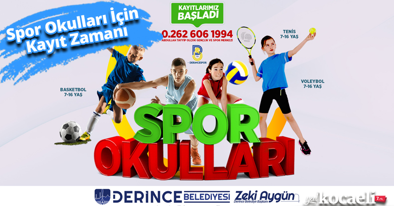 Spor Okulları İçin Kayıt Zamanı
