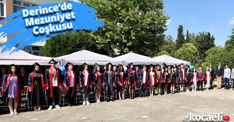 Derince’de Mezuniyet Coşkusu