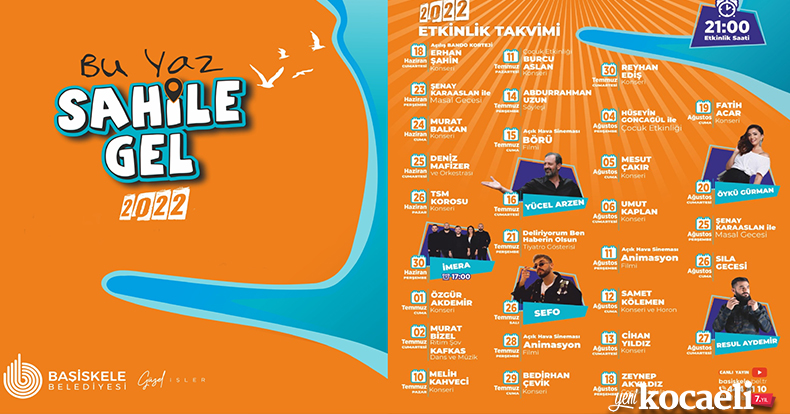 Başiskele Sahili Bu Yaz Eğlencenin Merkezi Oluyor