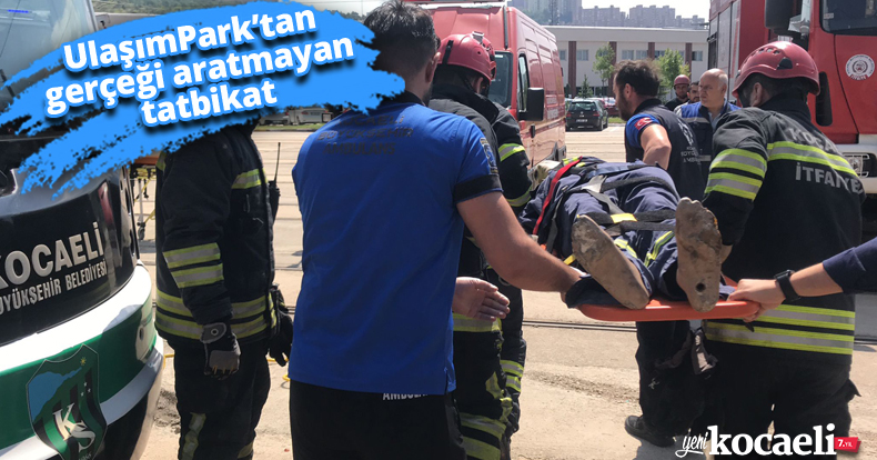 UlaşımPark’tan gerçeği aratmayan tatbikat