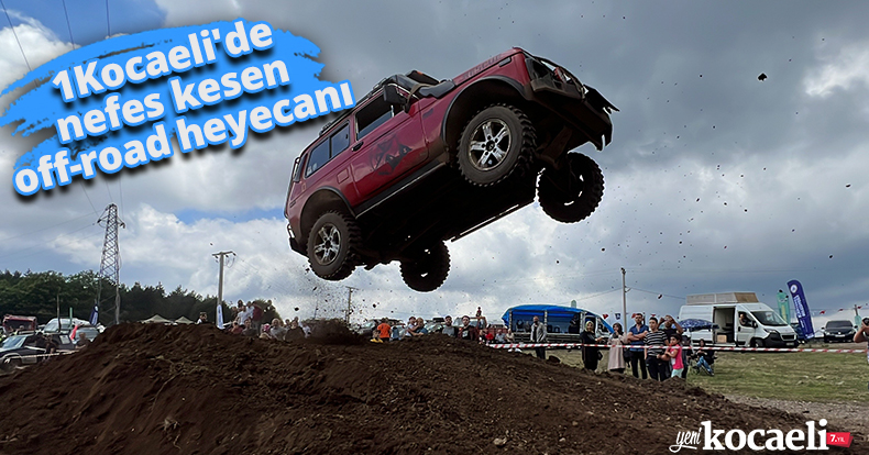 Kocaeli'de nefes kesen off-road heyecanı