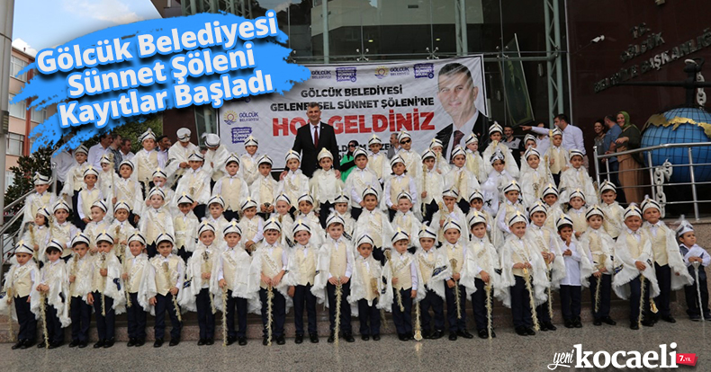 Gölcük Belediyesi Sünnet Şöleni Kayıtlar Başladı