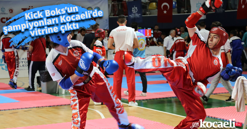 Kick Boks’un şampiyonları Kocaeli’de vitrine çıktı