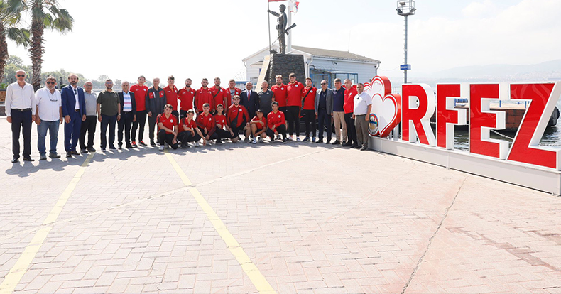 Körfezli pehlivanlar Kırkpınar’a uğurlandı