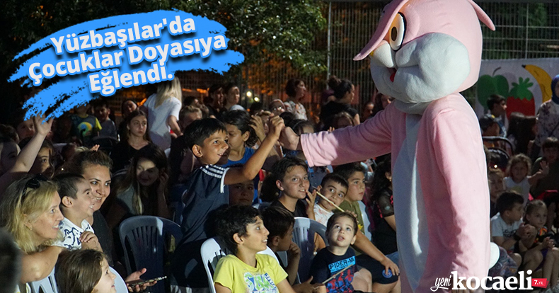 Yüzbaşılar'da Çocuklar  Doyasıya Eğlendi.