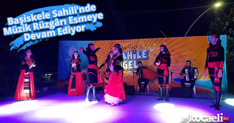 Başiskele Sahili’nde Müzik Rüzgârı Esmeye Devam Ediyor