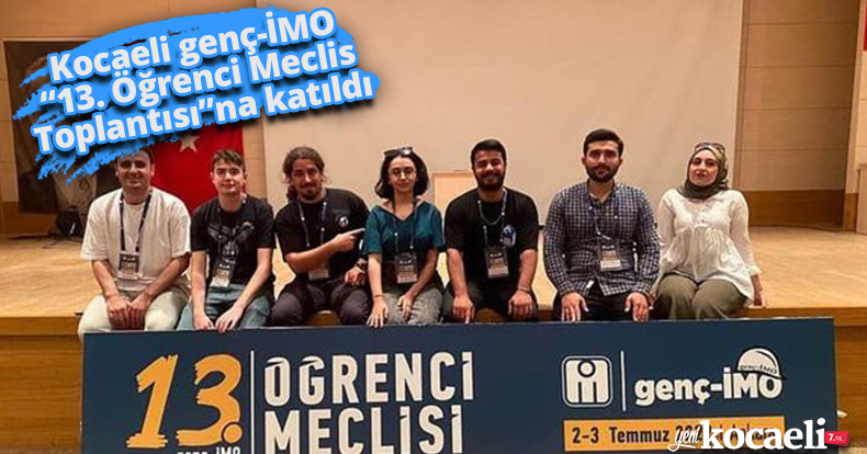 Kocaeli genç-İMO  “13. Öğrenci Meclis Toplantısı”na katıldı