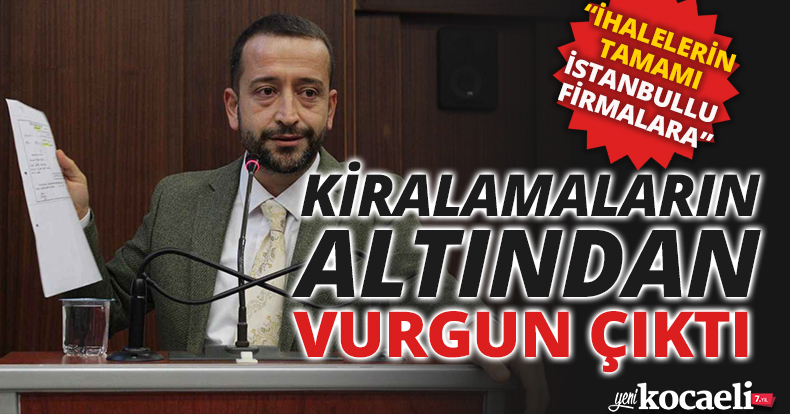 TUTUŞ,”ARAÇ KİRALAMALARININ ALTINDAN VURGUN ÇIKTI”
