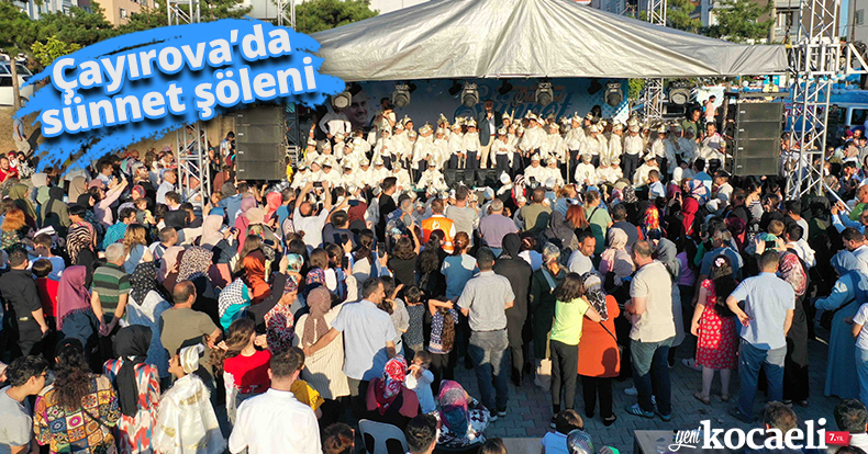 Çayırova’da sünnet şöleni