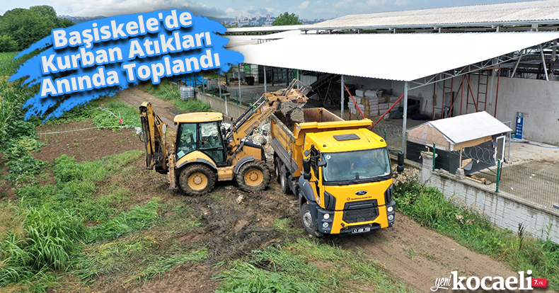 Başiskele'de Kurban Atıkları Anında Toplandı