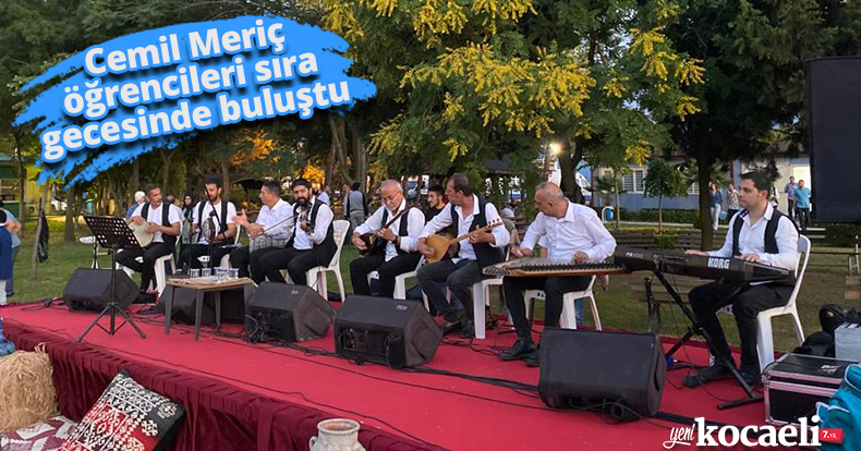 Cemil Meriç öğrencileri sıra gecesinde buluştu